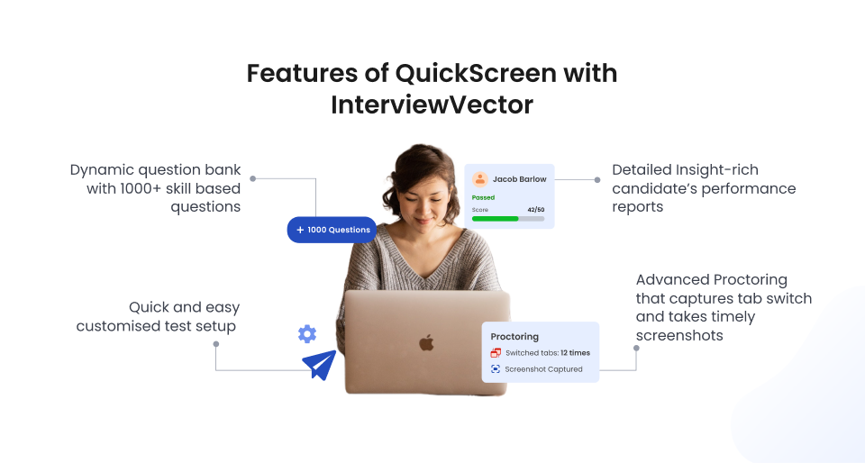 Features of QuickScreen with InterviewVector